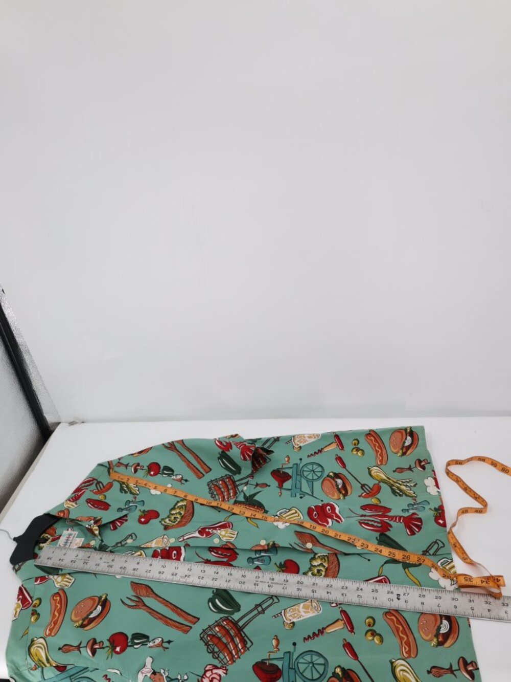 Vintage Reyn Spooner Hawaiian Shirt Men XL Born to Grill Chef Summer BBQ Cookout - Picture 9 of 11